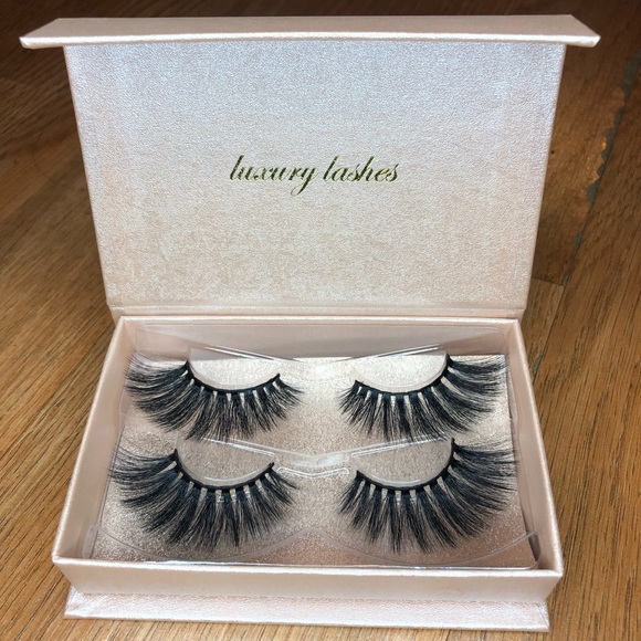 2 pairs Faux Mink False Eyelashes - Picture 2 of 4